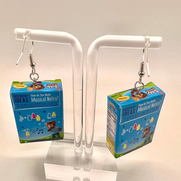 Teddy Grahams Earrings - Mini Brands Earrings - Food Earrings - Teacher Earrings - Picture 5 of 7
